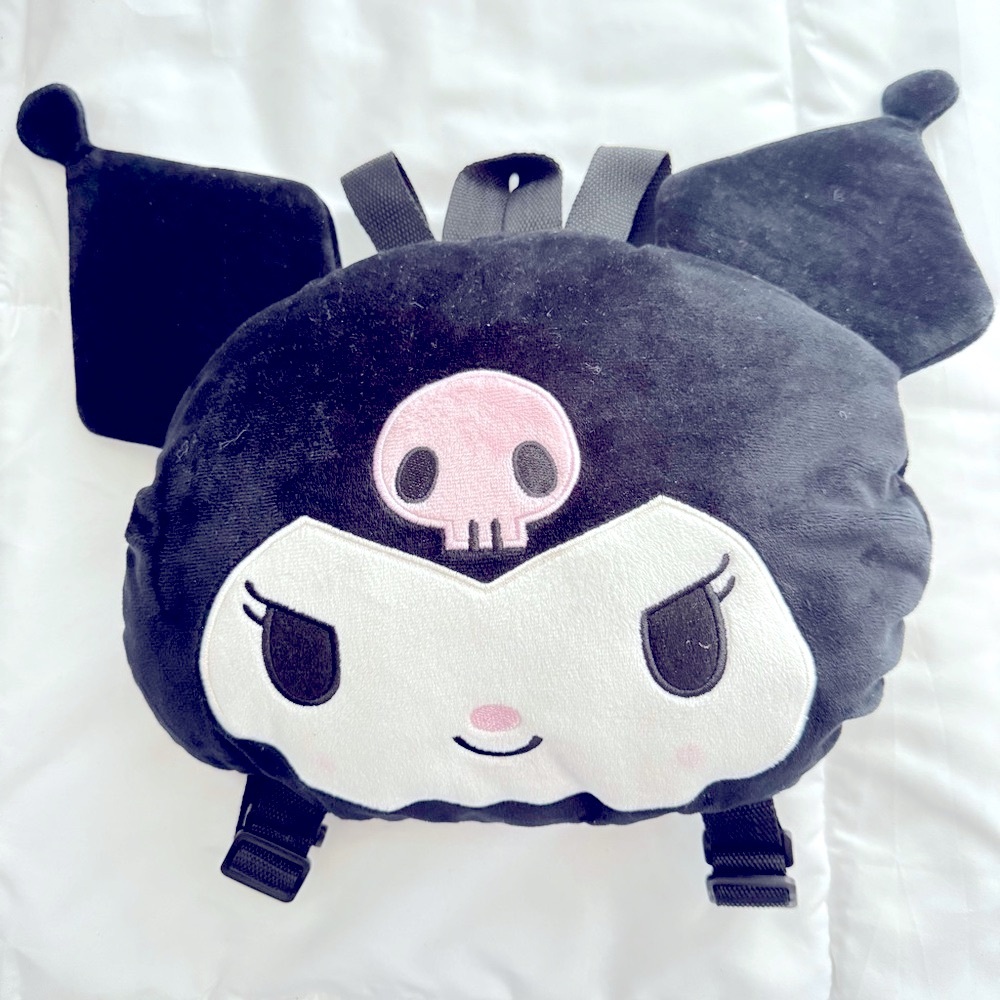 Black and White Hello Kitty Character Backpack